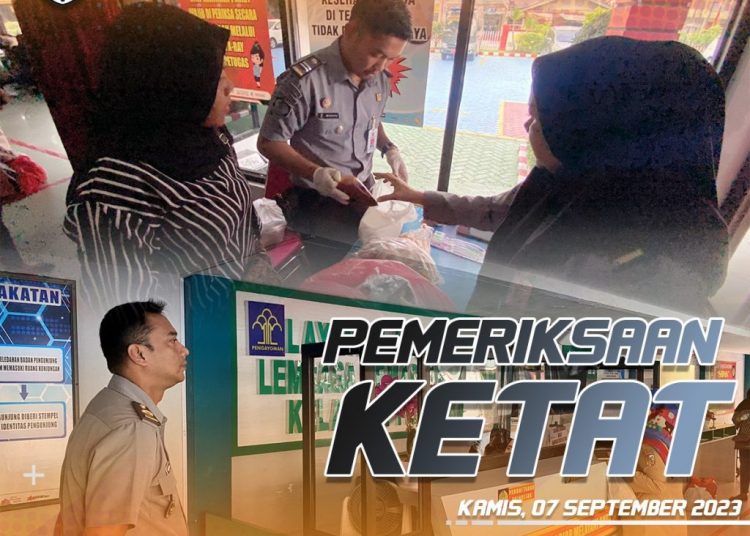 PENGGELEDAHAN BARANG DAN BADAN PENGUNJUNG BENTUK ANTISIPASI PENYELUNDUPAN BARANG TERLARANG