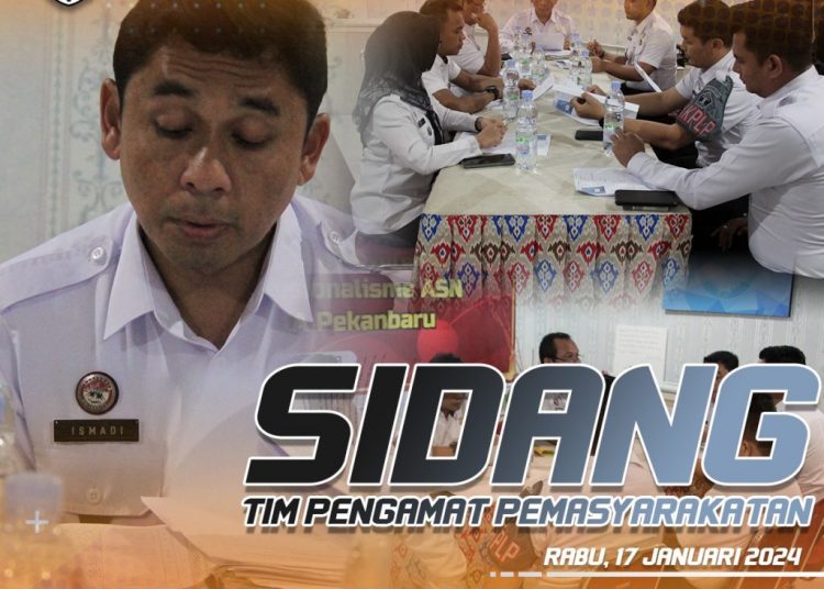 RENCANAKAN DAN EVALUASI PROGRAM PEMBINAAN, LAPAS PEKANBARU GELAR SIDANG TPP